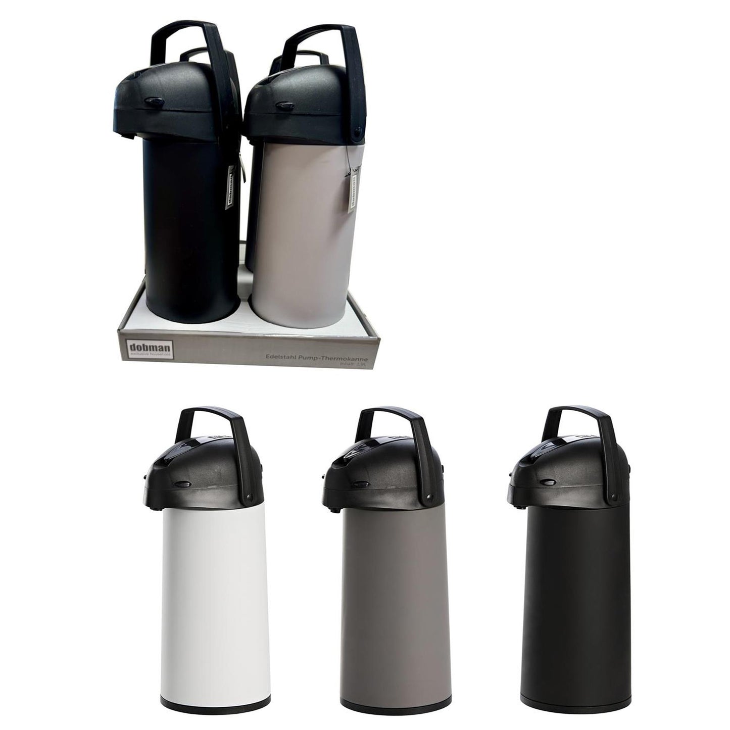 Thermos pompkan 1,9L Ø13xH36,5cm