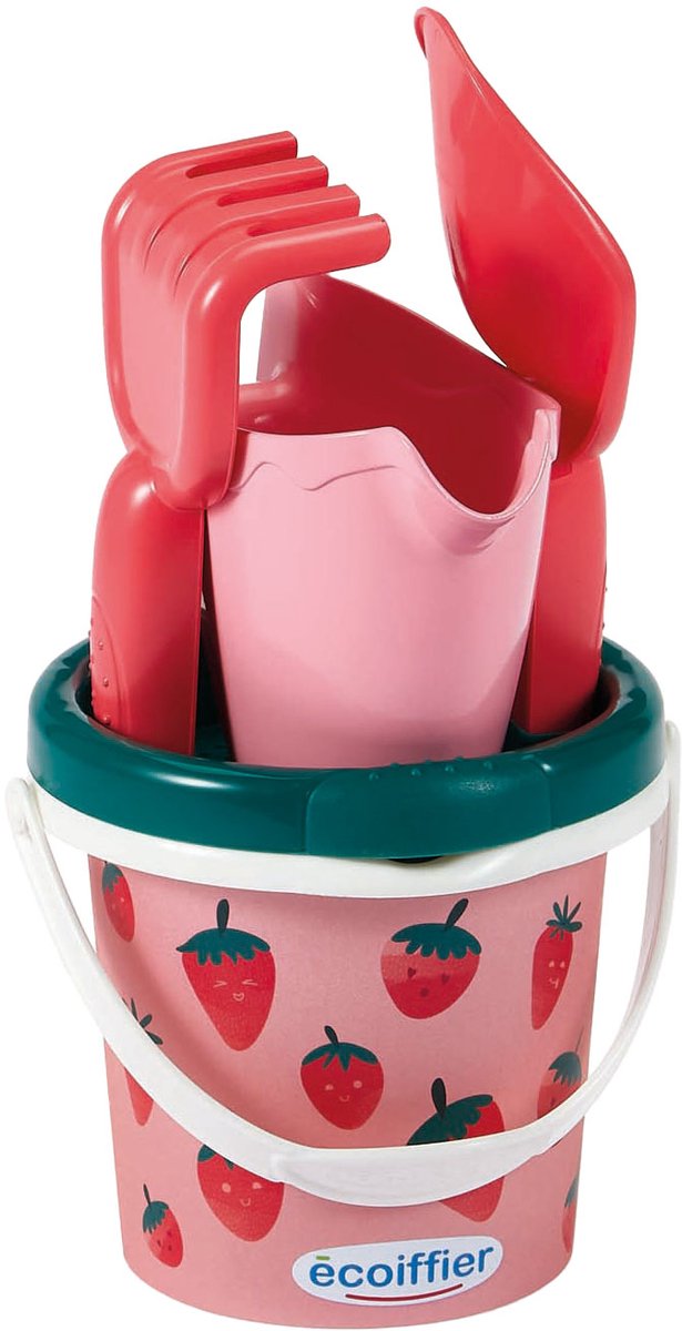 Écoiffier Ecoiffier strandset aardbei - 4dlg.