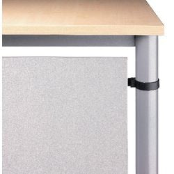 Bach Achterwand hammerer vhr16 s aluminium 155x35cm zilver