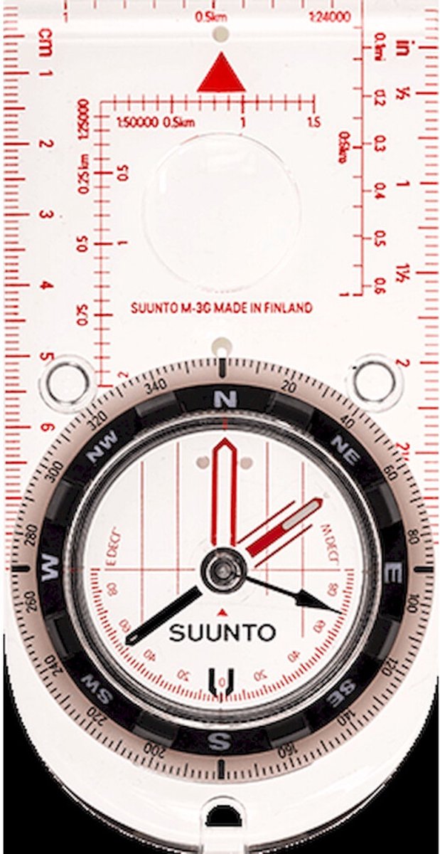 Suunto m-3 plaatkompas global - transparant