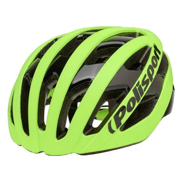 Polisport light pro fietshelm m 52-58cm fluo geel zwart