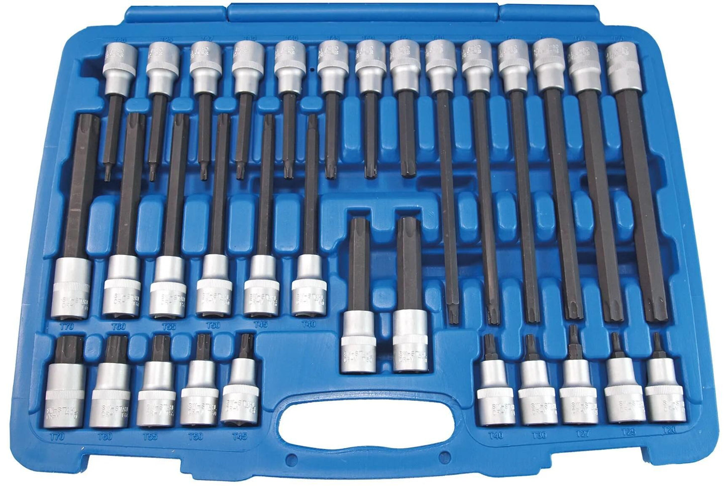 SW STAHL steckschlüsselsatz 04423l screwdriver sockets 1 2 sw-steel t-profile, 32 pc