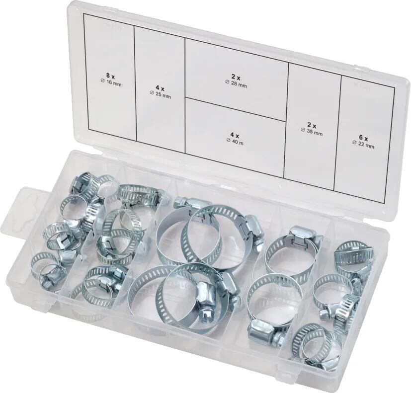 KS TOOLS schlauchschellensortiment hose clamps-sort. .