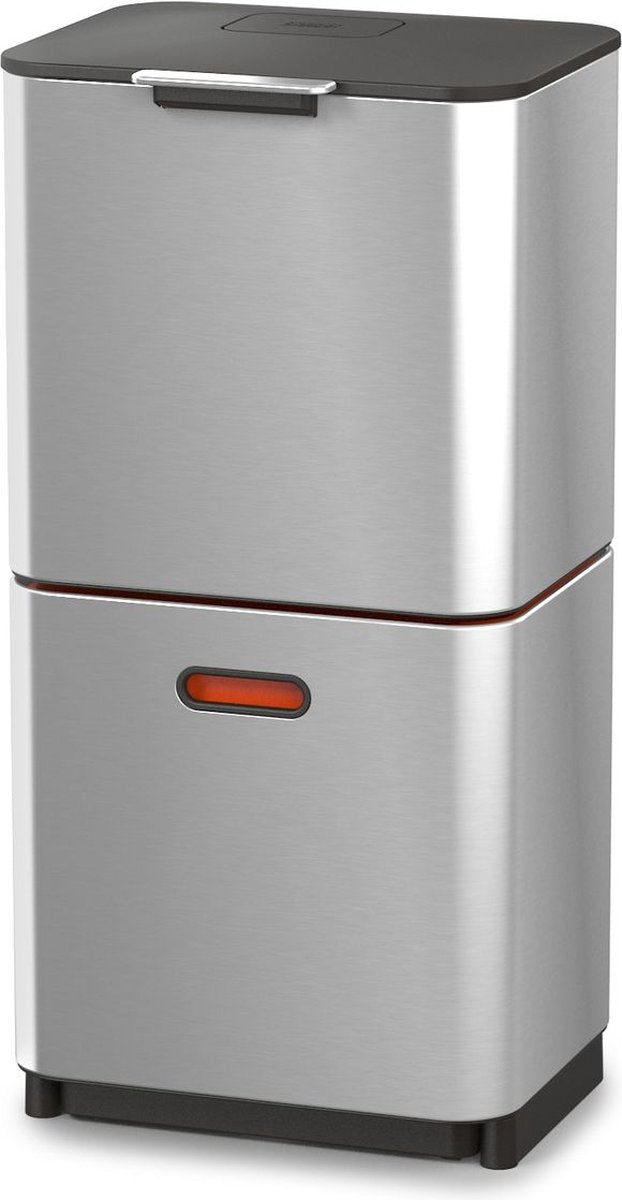 Joseph Joseph intelligent waste prullenbak totem max - 60 l - zilver