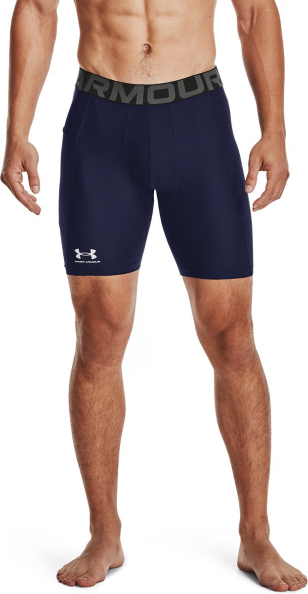 Under Armour ua hg armour shorts heren sportbroek - navy - wit