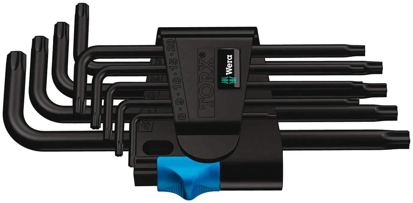 Wera winkelstiftschlüsselsatz 967 l torx angle wrench 967 9-piece