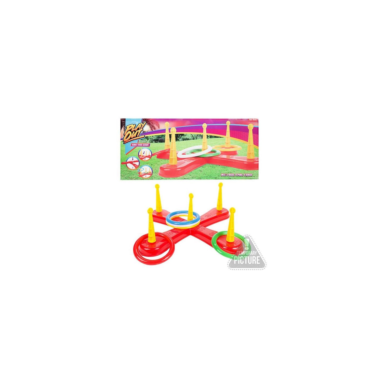 Toi-Toys ringwerpspel met 5 ringen