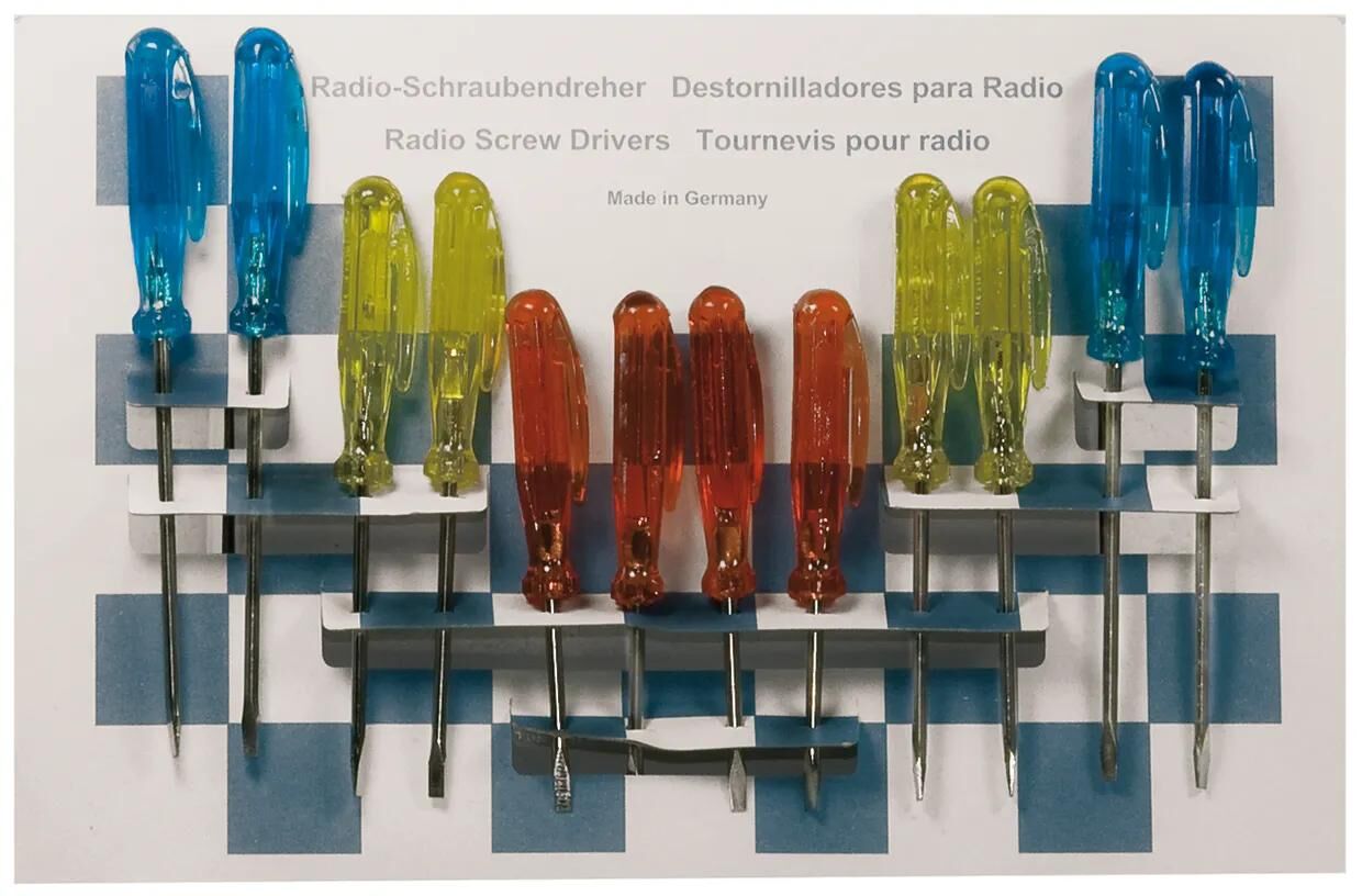 SW STAHL schraubendrehersatz mini radio-schraubendr.sort. 12 pcs. on card