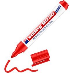 Edding NLS High-Tech 8030 Permanent marker rood 1,5-3 mm ronde punt