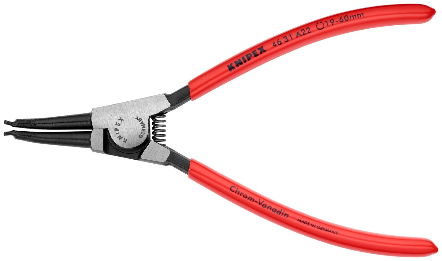 Knipex sicherungsringzange circlip pliers 45 degrees curved