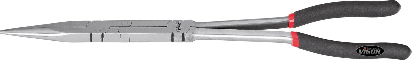 VIGOR scherengelenkzange snipe nose pliers l1 340mm