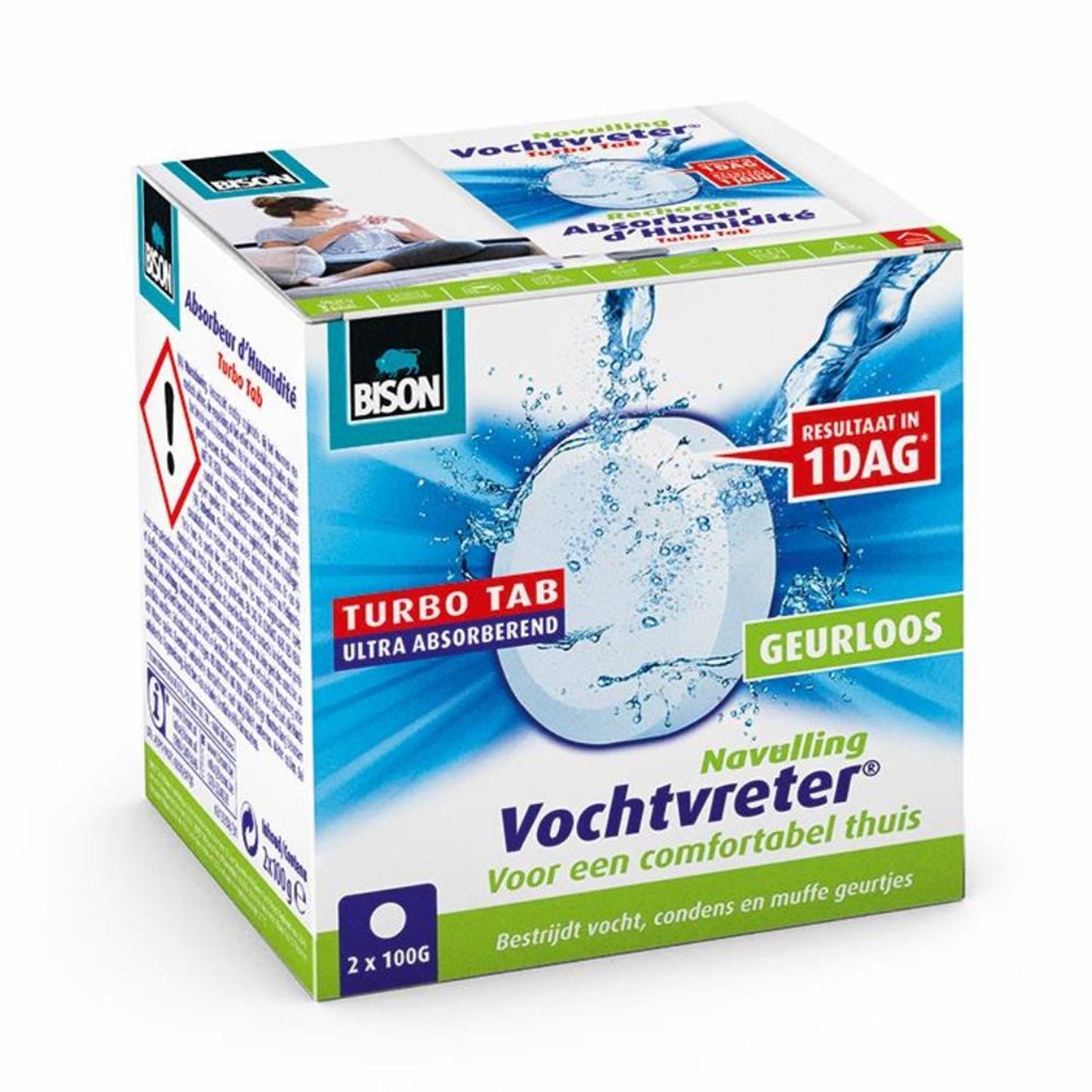 Bison vochtvreter turbo tab neutraal