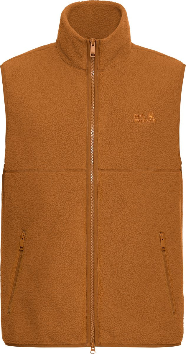 Jack Wolfskin lite curl vest m heren outdoorbodywarmer-autumn leaves