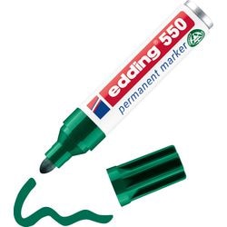 Permanentmarker Edding 550 3 -4 mm groen rond