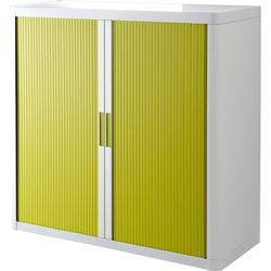 Roldeurenkast paperflow EasyOffice groen wit