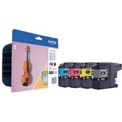 Inktcartridge Brother LC127XL-VALP zwart cyaan magenta geel