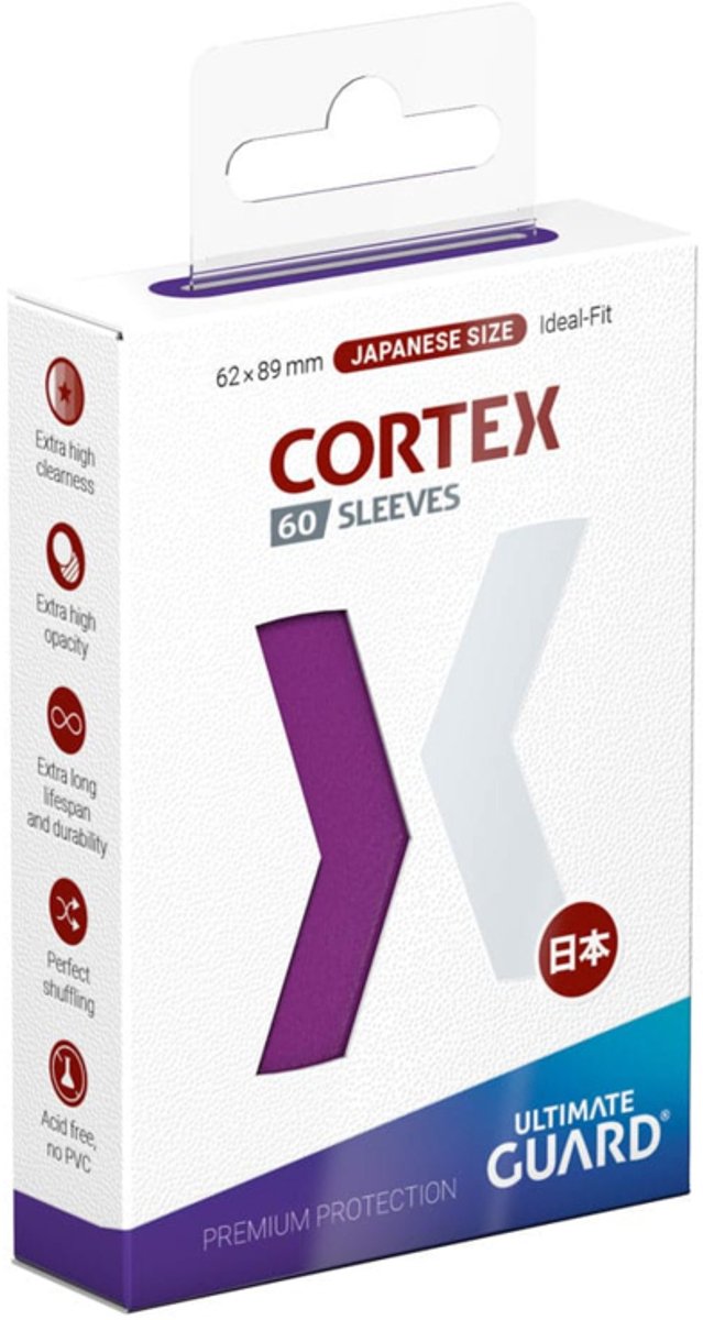 Ultimate Guard cortex sleeves japanese size (60) - purple