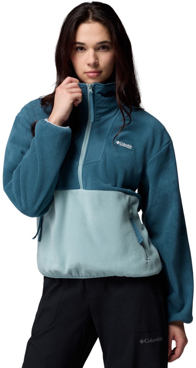 Columbia sequoia grove™ 1 2 zip fleece dames outdoortrui - everblue, crushed blue
