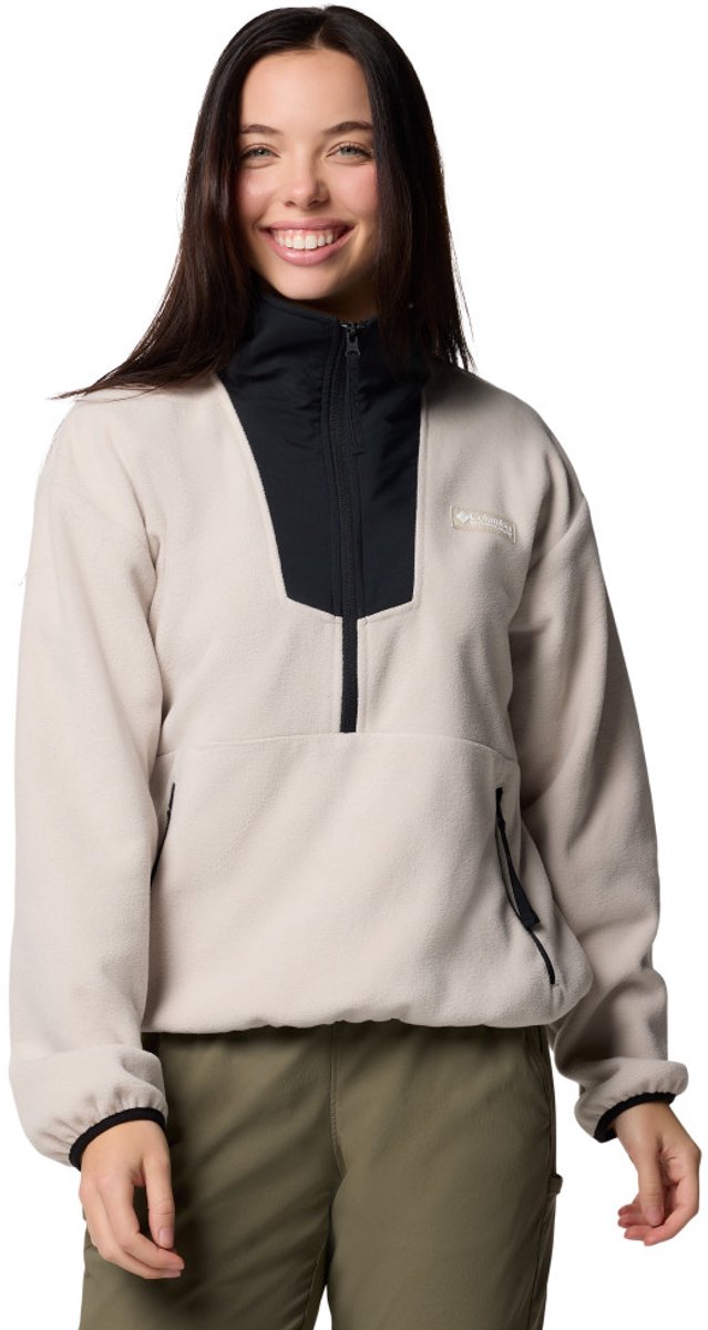 Columbia sequoia grove™ 1 2 zip fleece dames outdoortrui - dark stone, black