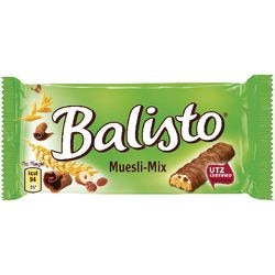Chocoladereep Balisto Muesli mix groen