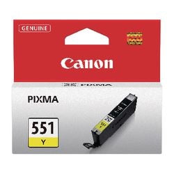 Inktcartridge Canon CLI-551Y geel
