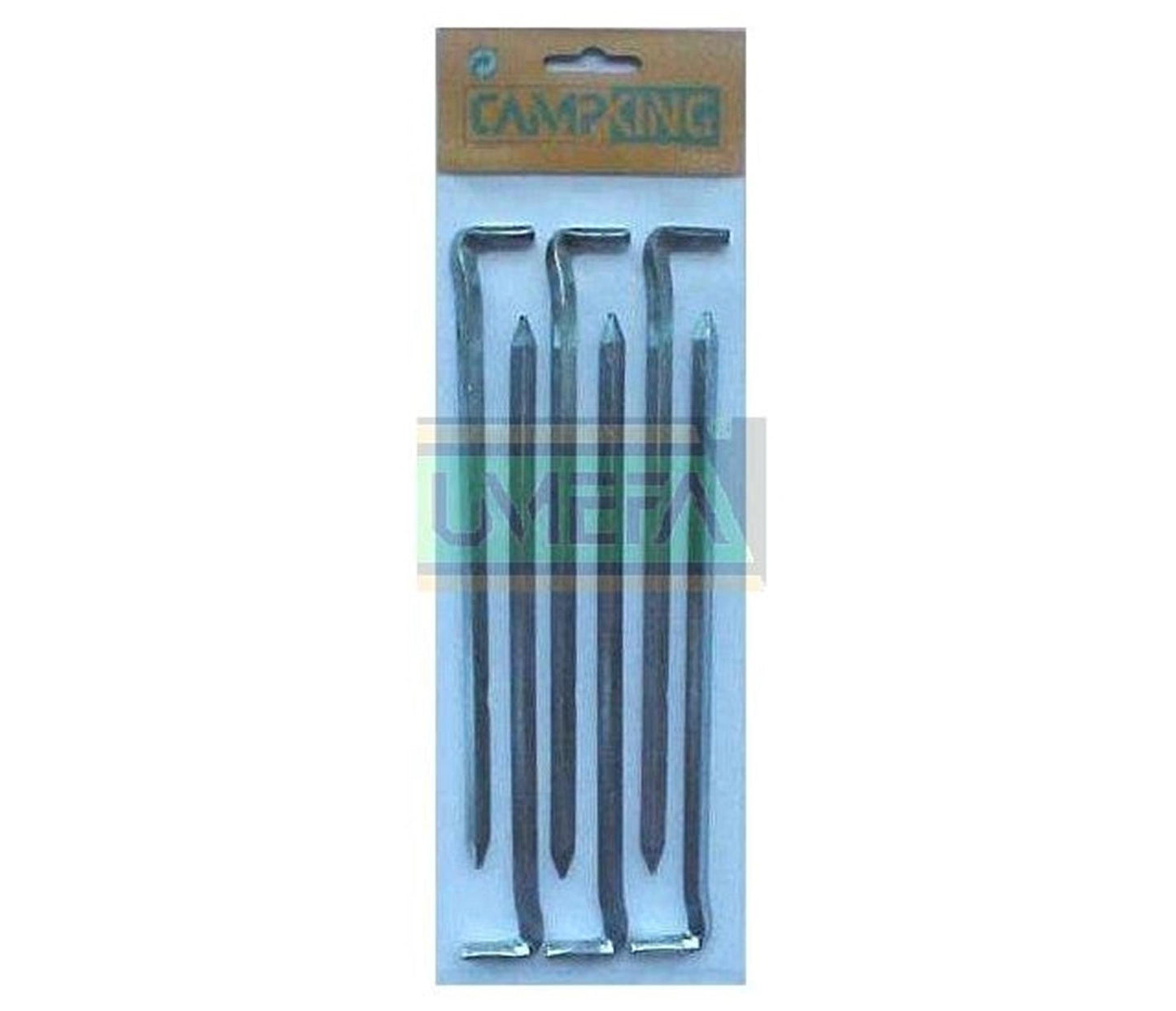 Campking Umefa grondpen vierkant 20 cm -6 mm 6st