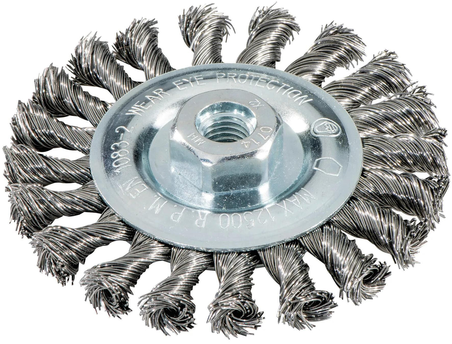Metabo Accessoires Metabo stahldrahtrundbürste round brush with hole metabo m14, d=115mm