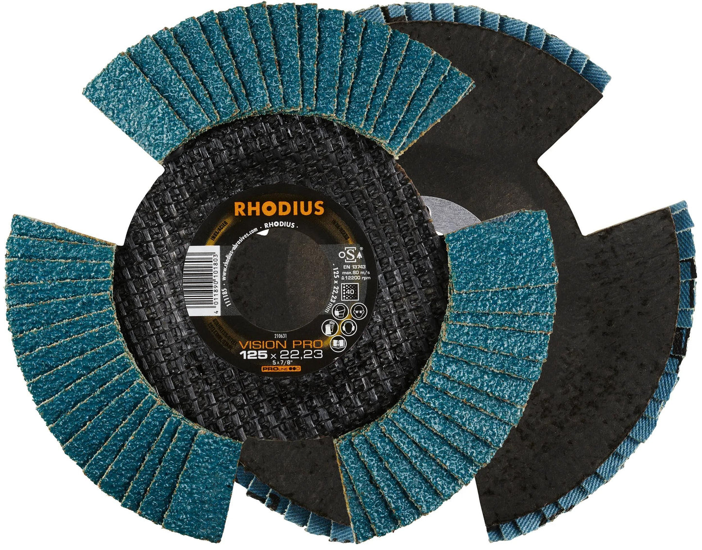 RHODIUS lamellenscheibe vision pro serrated washers vision p 40 125x22,23