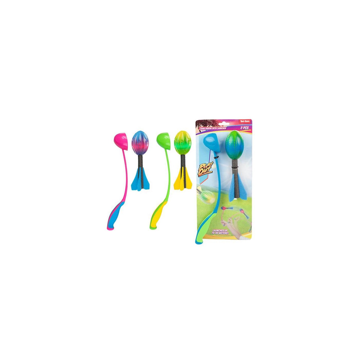 Toi-Toys mini foampijl met werper