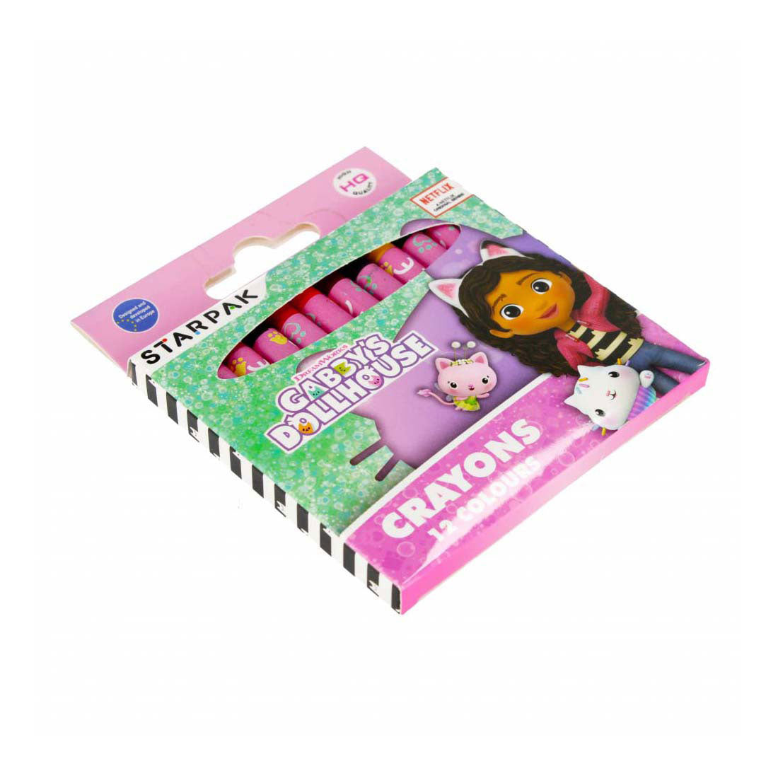 Waskrijt Gabby's Poppenhuis, 12 Kleuren