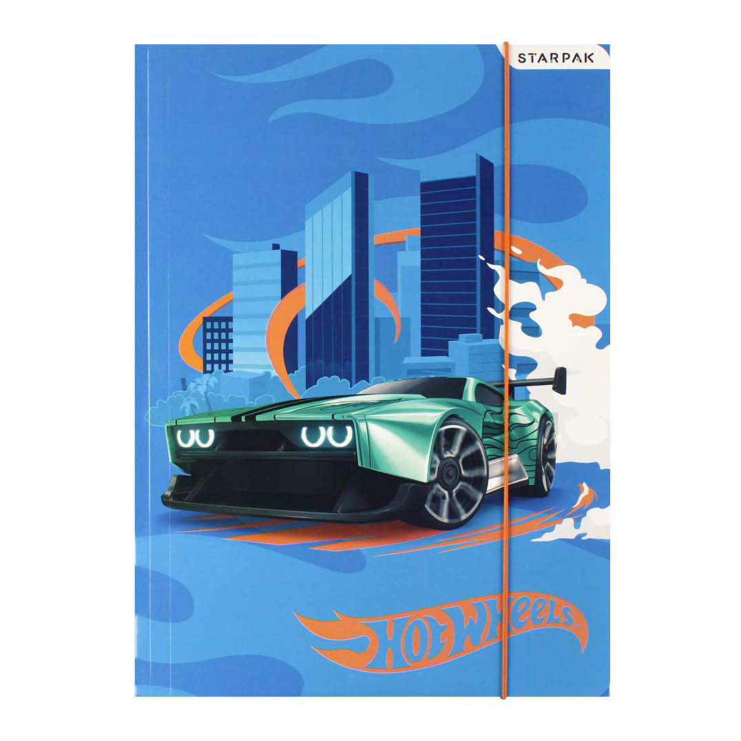 Map met Elastiek A4 Hot Wheels