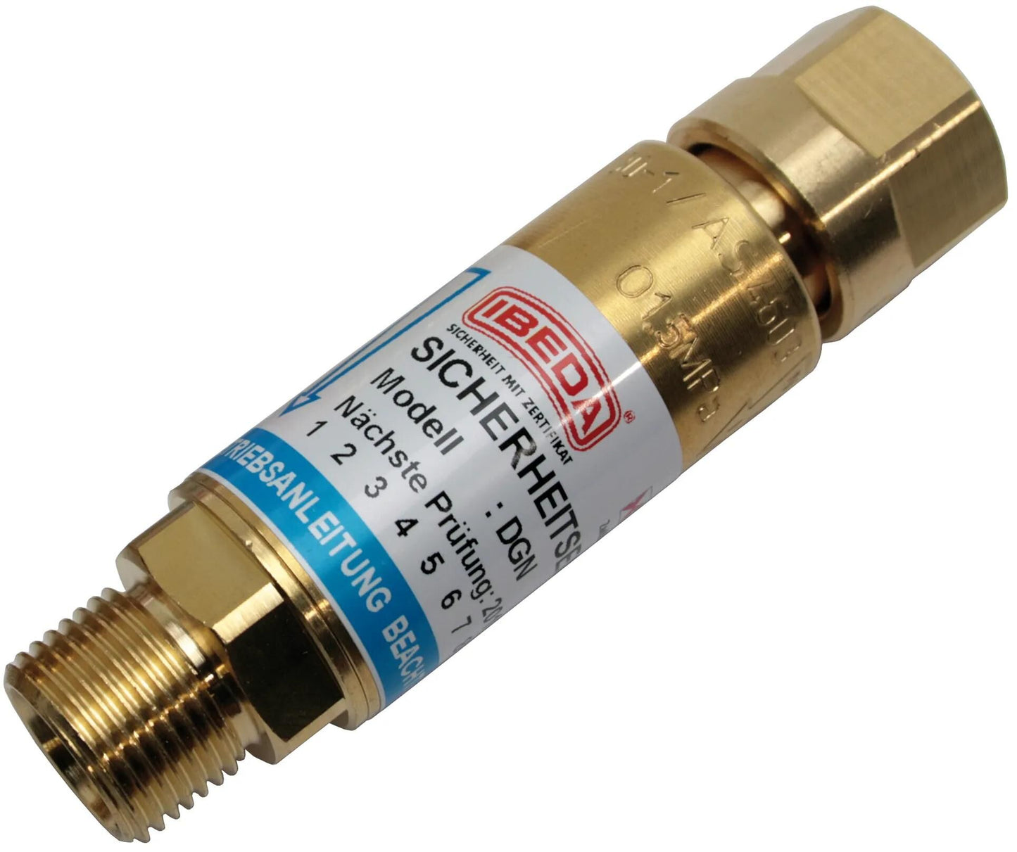WKS sicherung ibeda fl.fuses f.oxygen f.pressure reducer