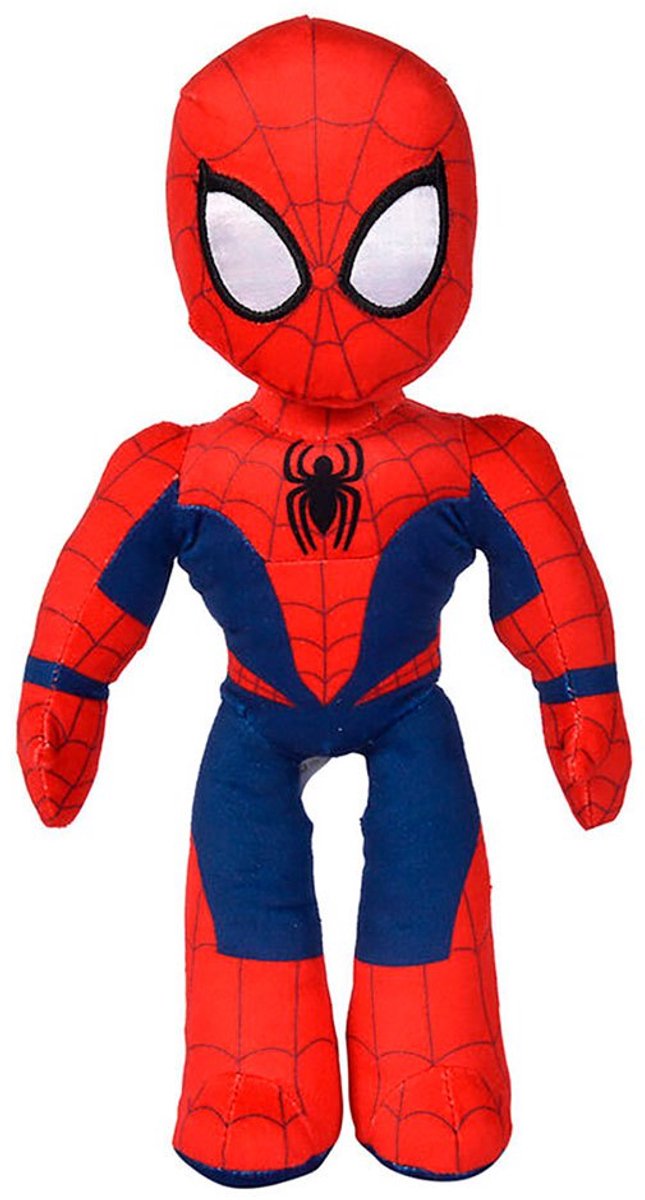 Simba Disney - marvel spiderman - 25 cm - pluche - rood blauw - alle leeftijden - knuffel