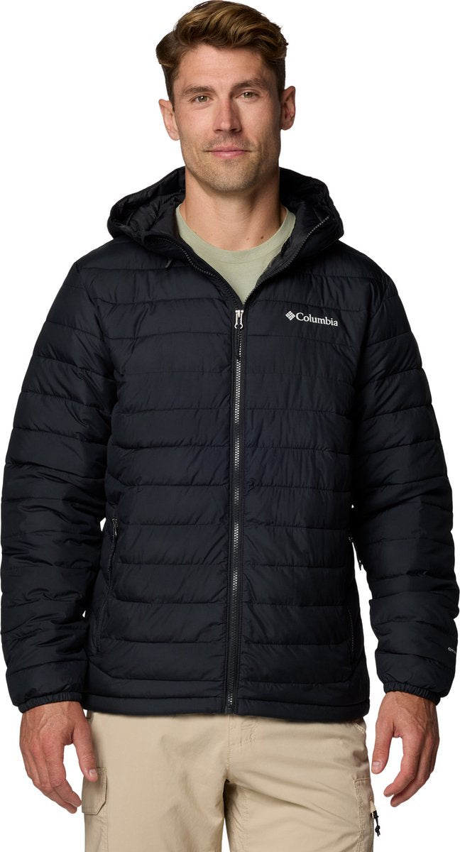 Columbia powder lite™ ii hooded jacket men's outdoorjas - black - maat l