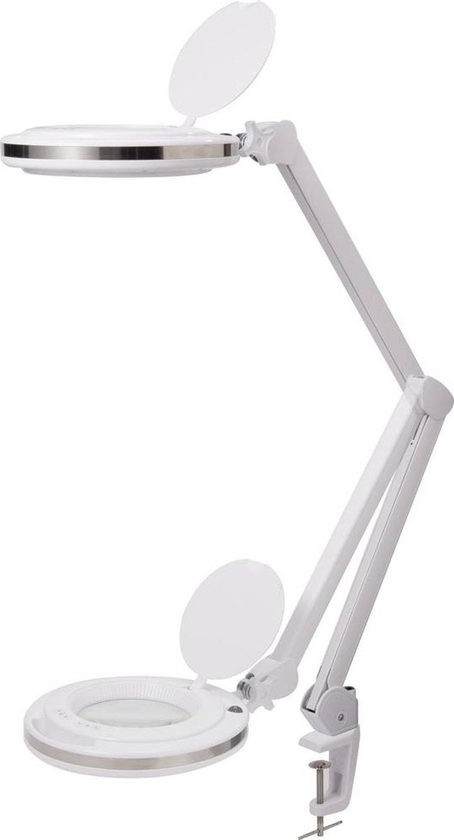 TOOLCRAFT to-7567479 730 lm 127 mm (5 inch) dimbare led-loeplamp met klem 8d 3x vergrotingsfactor=3.0 x 12.7