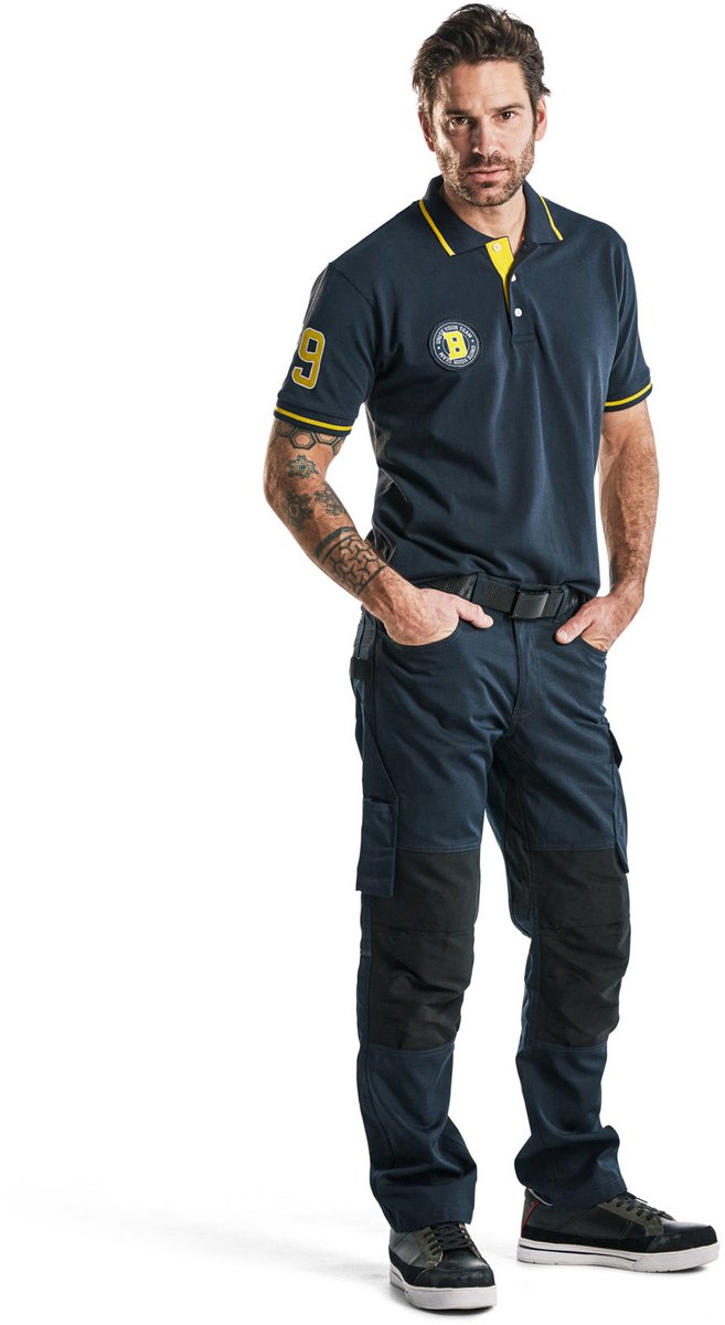 Blåkläder Blaklader service werkbroek met stretch 1495-1330 - mannen - dark navy zwart - 52