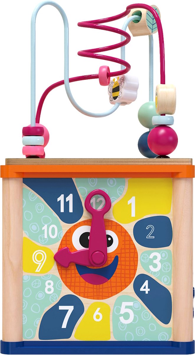 TopBright houten activiteitenkubus tb-121093