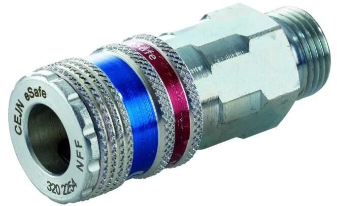 Schneider Airsystems schnellkupplung ssk safety coupling 1 2 cutter external thread