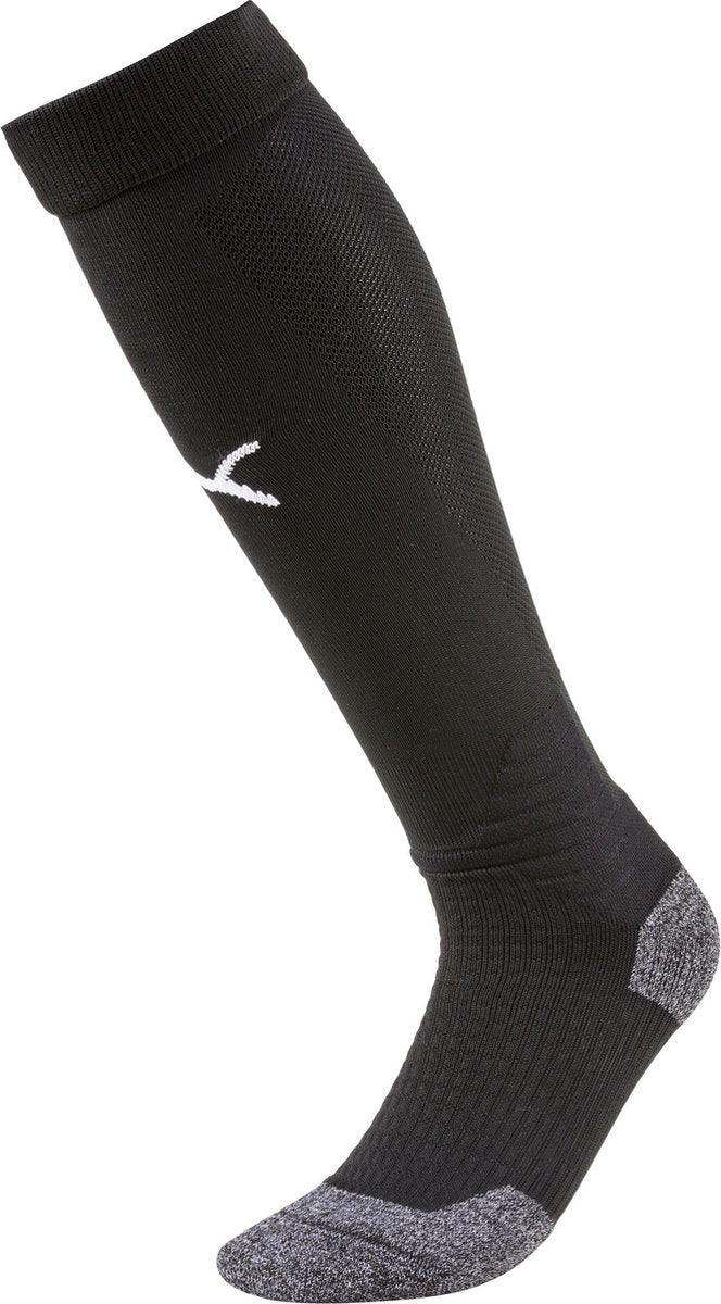 PUMA team liga socks heren sportsokken - black- white