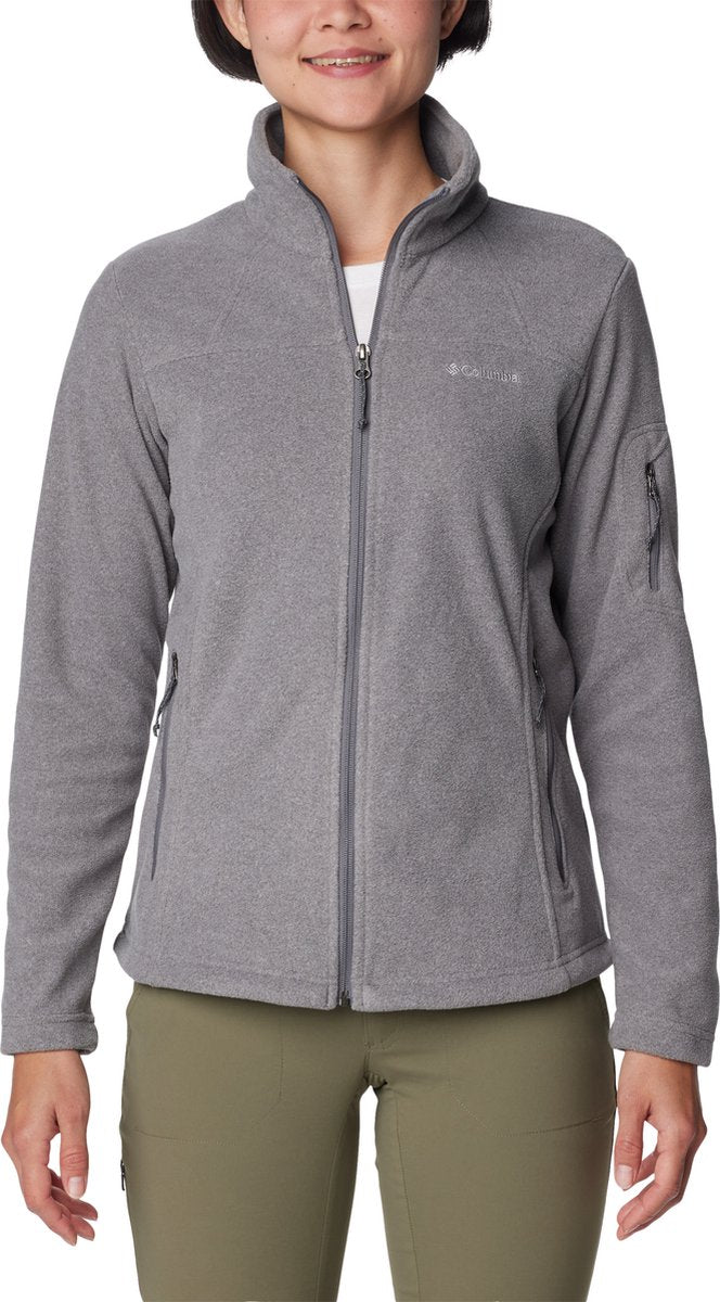 Columbia fast trek™ ii jacket fleece vest - fleecevest voor dames - outdoorvest - grijs - maat xs