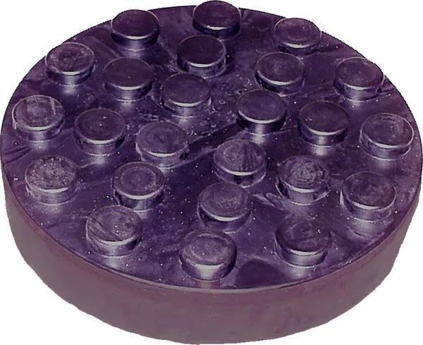 BUSCHiNG gummiauflage rubber pad rava 120 mm f.hebebuehnen