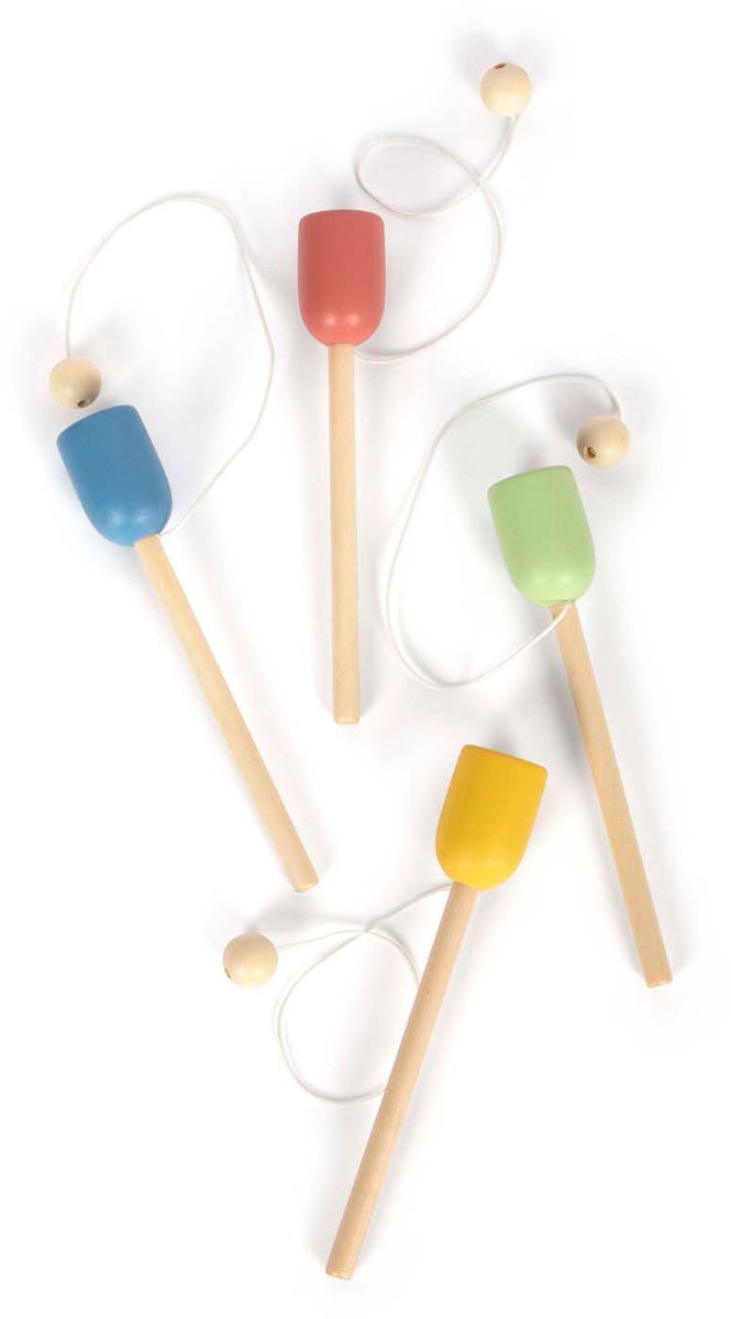 Small Foot - houten vang de bal set, set van 4