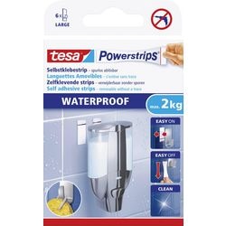 Zelfklevende strips Tesa Large Waterproof Wit