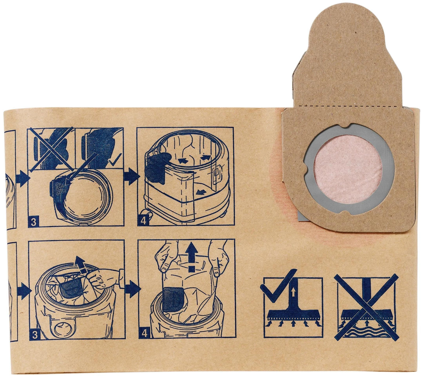 NILFISK staubsaugerbeutel filter bag pack.a 5 pcs. f. aero 400