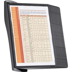 Zichtpanelensysteem Durable 5854-01 zwart 1 stuk