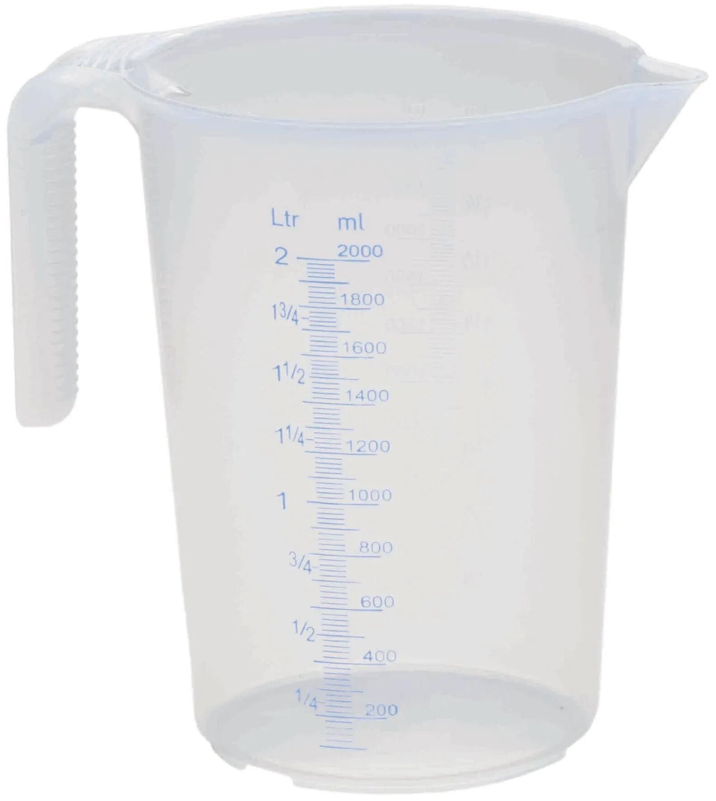 Südpfalzwerkstatt messbecher measuring cup 2 scales 2l transparent, stackable