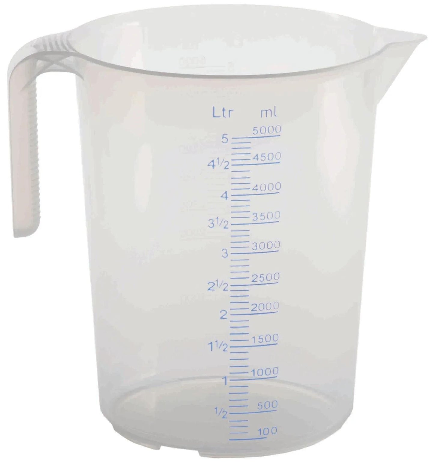 Südpfalzwerkstatt messbecher measuring cup 2 scales 5l transparent, stackable