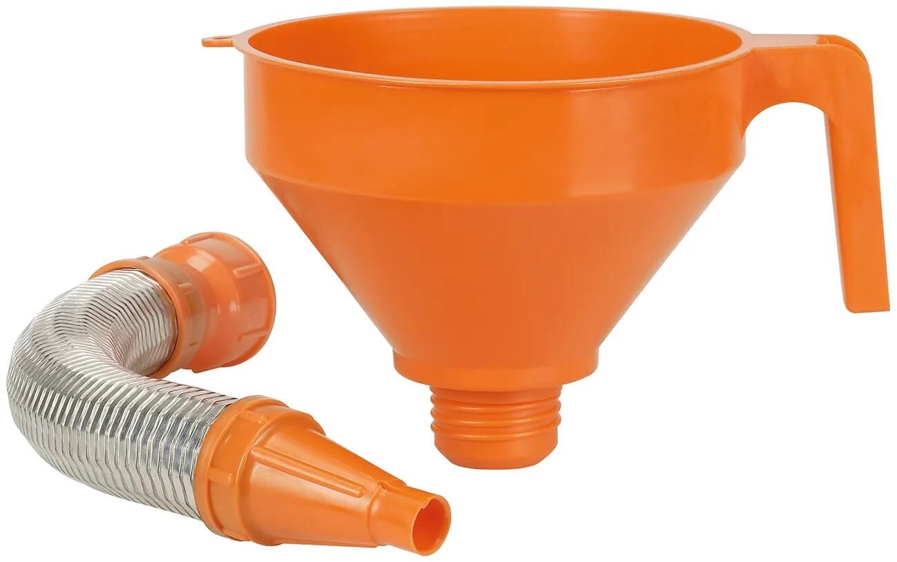 PRESSOL trichter plastic funnel 160mm sb flex. external +strainer
