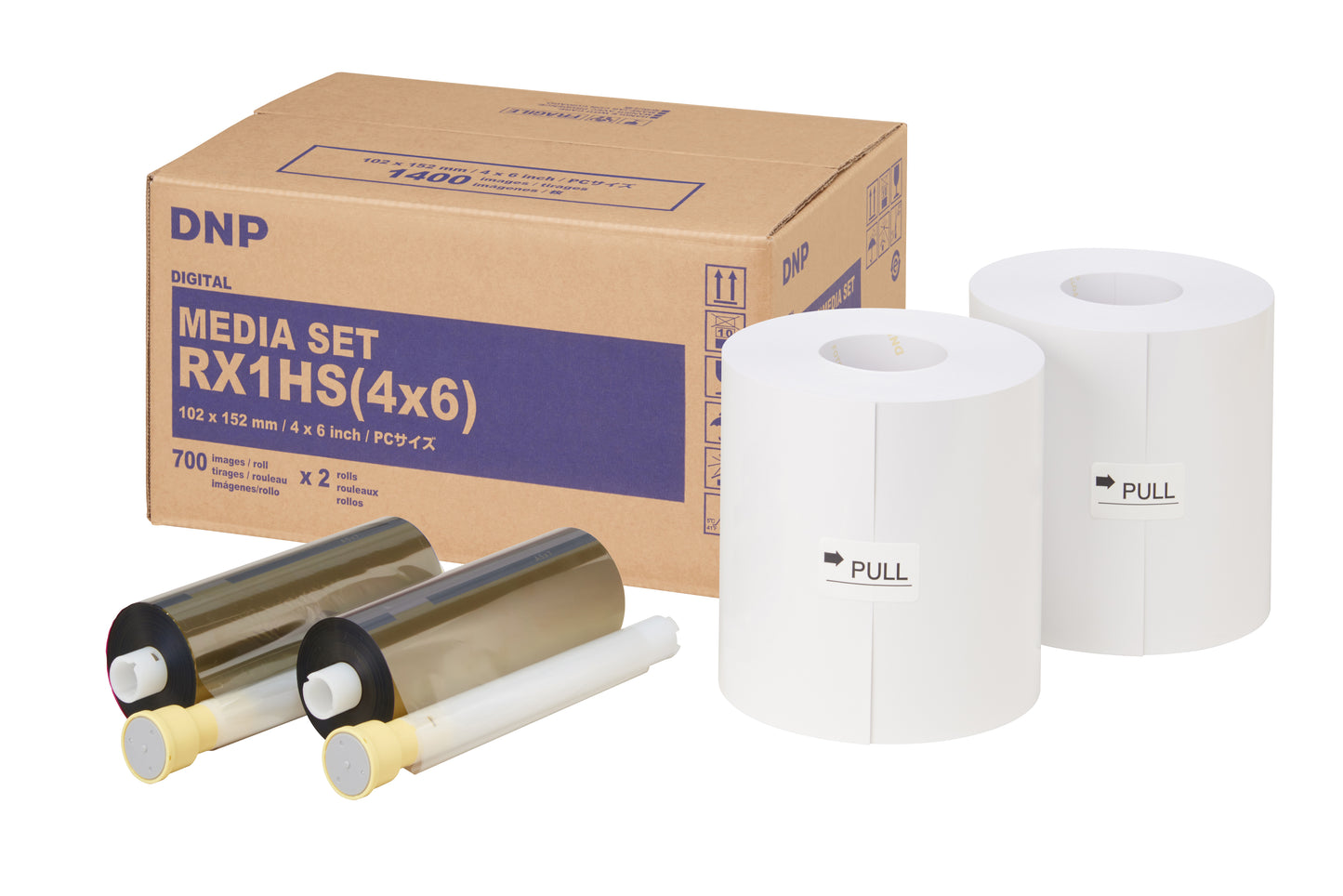 DNP Papier DSRX1HS-4X6 2 Rol � 700 St. 10x15 voor DS-RX1HS