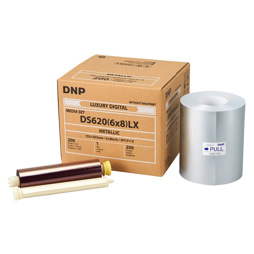 DNP papier metallic 1 rol à 200 st. 15x20 voor ds620